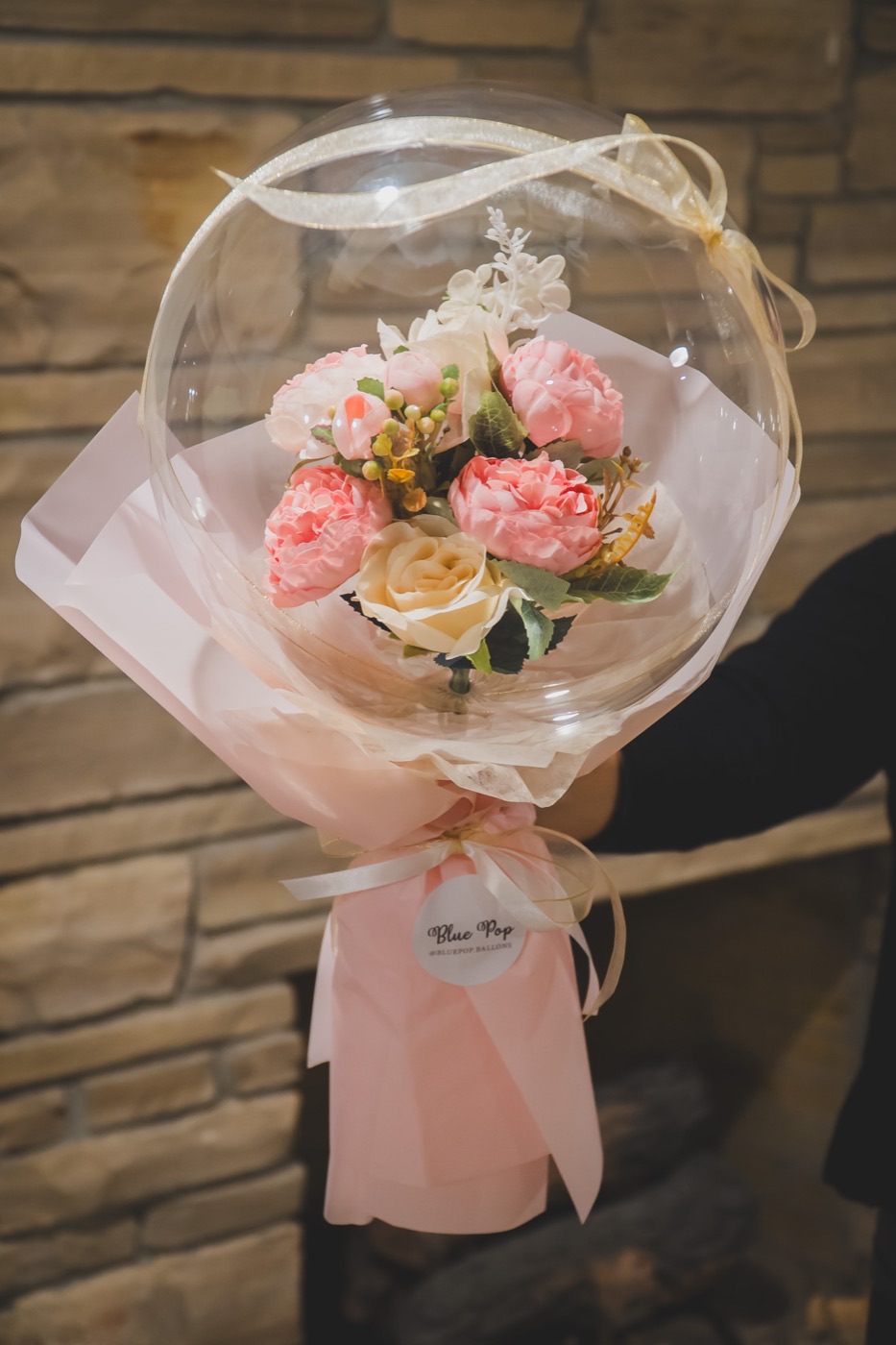 Soft Peony Balloon Bouquet